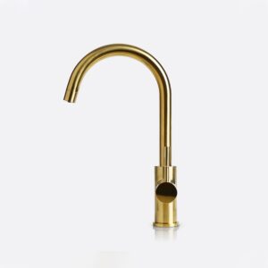 Clarity Brushed Gold All-in-One Mixer Tap Kitchen