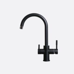 Clarity Matte Black All-In-One Kitchen Sink Mixers