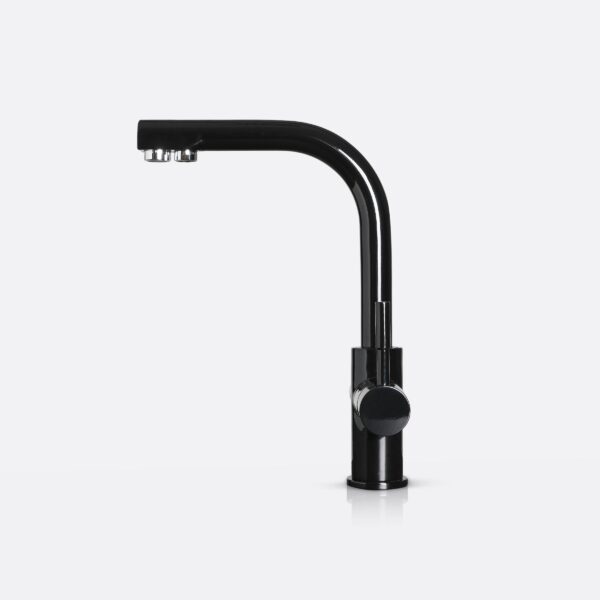Elegance Black Tap Mixer for Filtered, Hot and Cold Water
