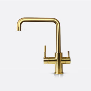 Industry Brushed Gold All-In-One Kitchen Mixer Tap