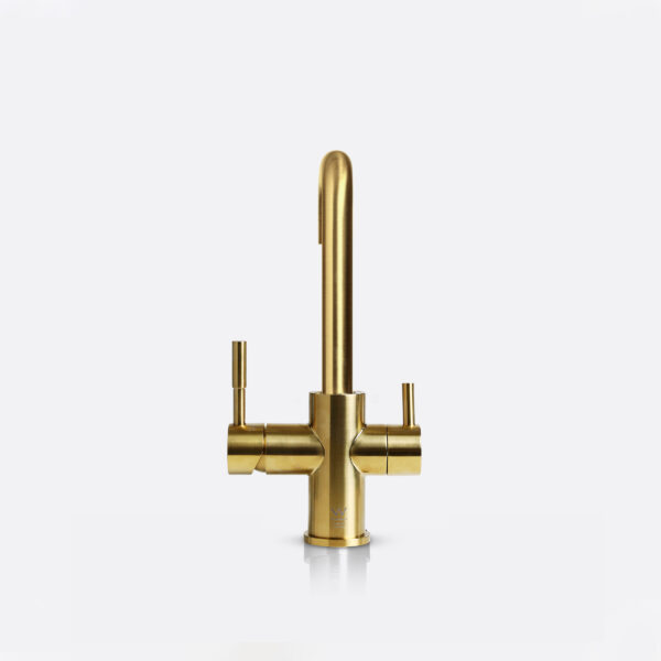 Industry Brushed Gold All-In-One Sink Mixer Taps Kitchen