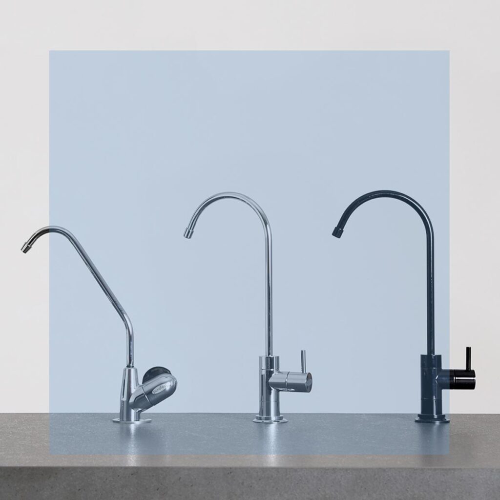 separate water filter taps