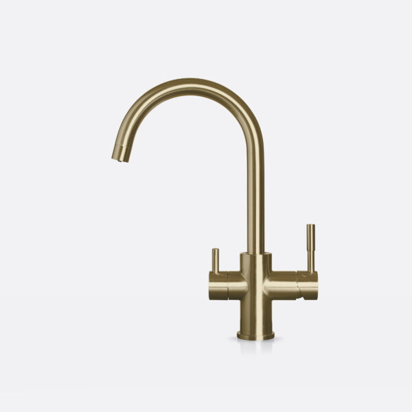 Clarity Matte Gold All-In-One Mixer Tap