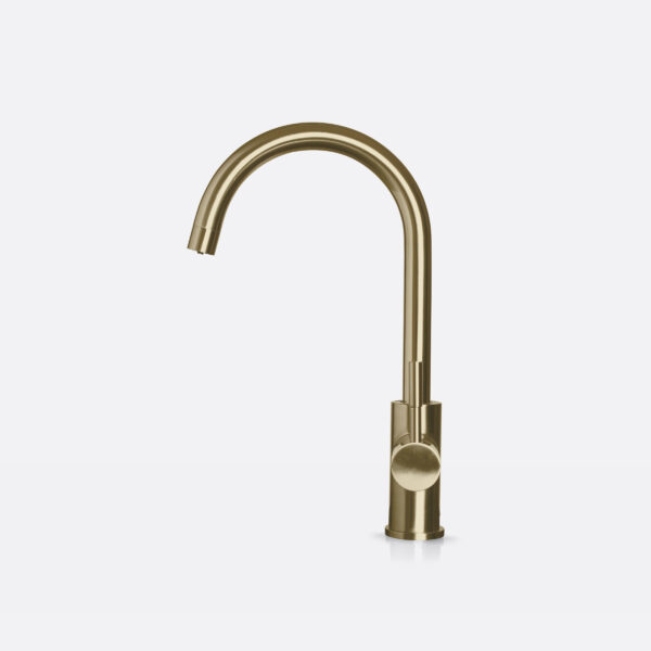 Clarity Matte Gold All-In-One Mixer Tap